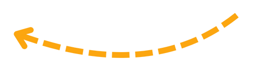 A yellow arrow pointing to the right with a white background.